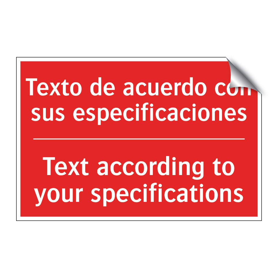 Texto de acuerdo con sus /.../ - Text according to your /.../