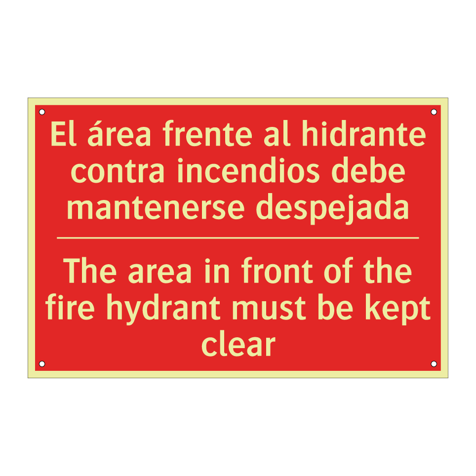 El área frente al hidrante /.../ - The area in front of the fire /.../