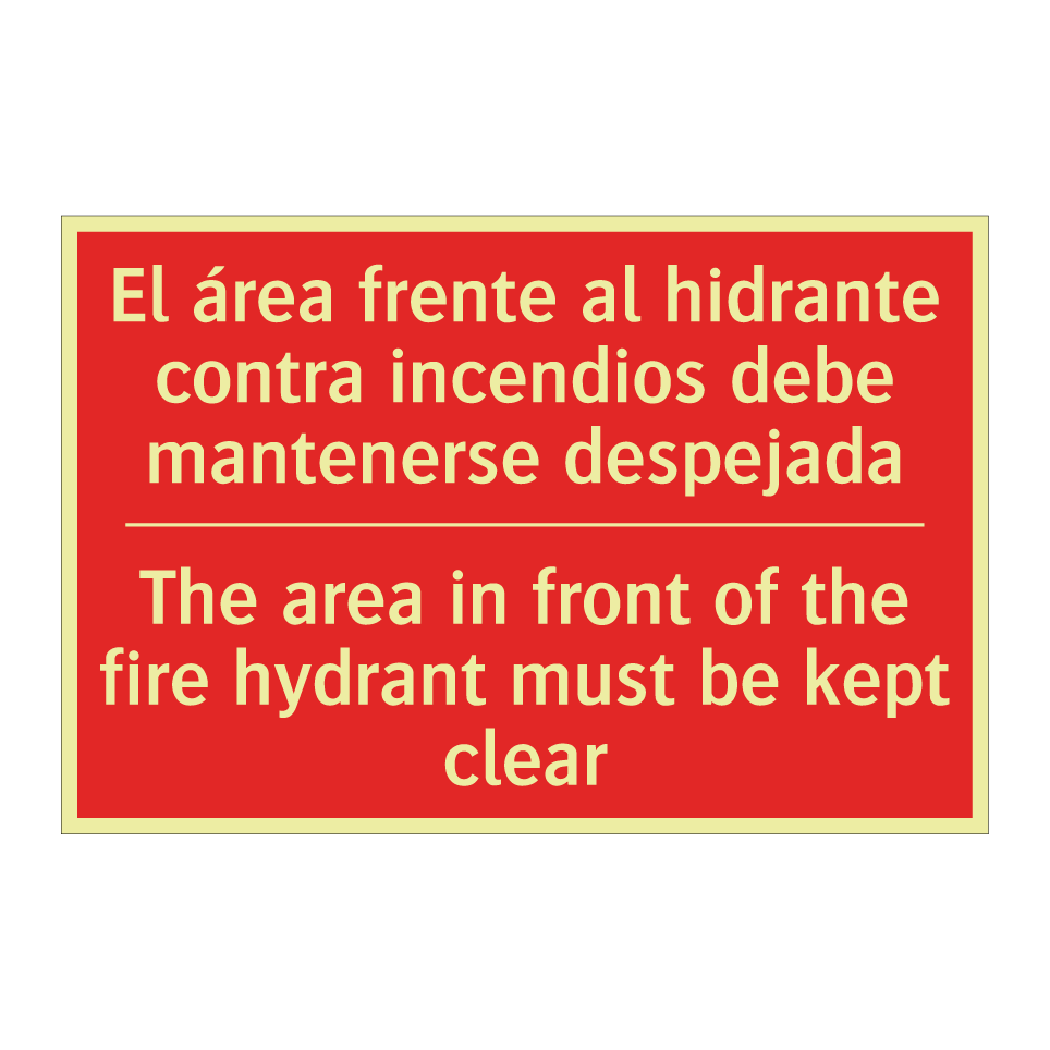 El área frente al hidrante /.../ - The area in front of the fire /.../
