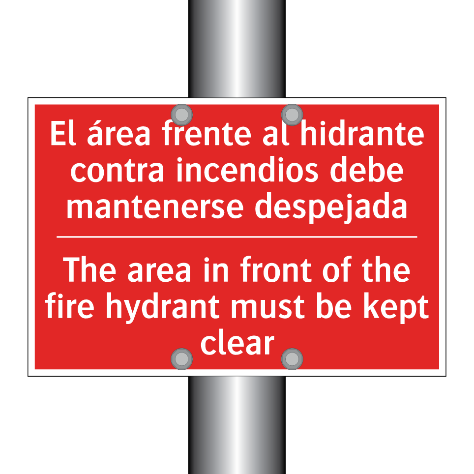El área frente al hidrante /.../ - The area in front of the fire /.../