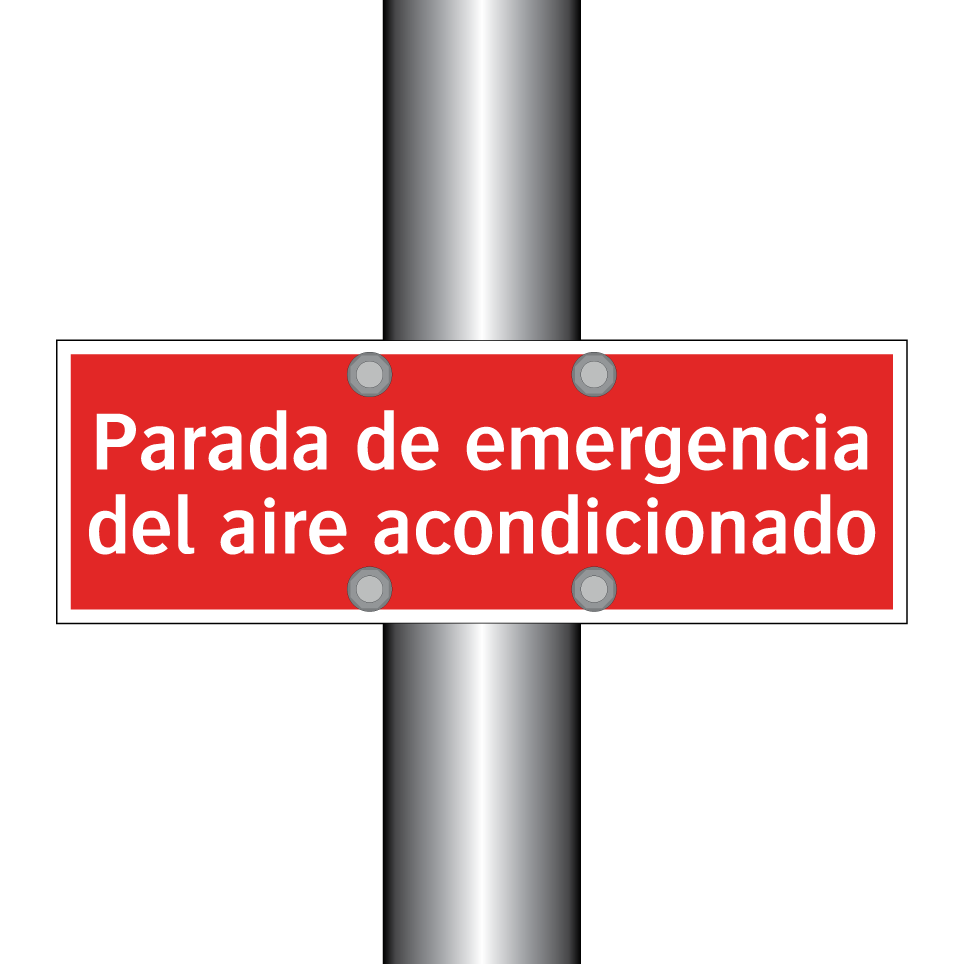 Parada de emergencia del aire acondicionado