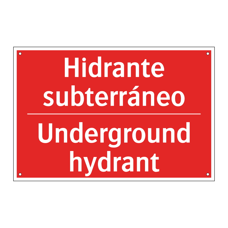 Hidrante subterráneo - Underground hydrant