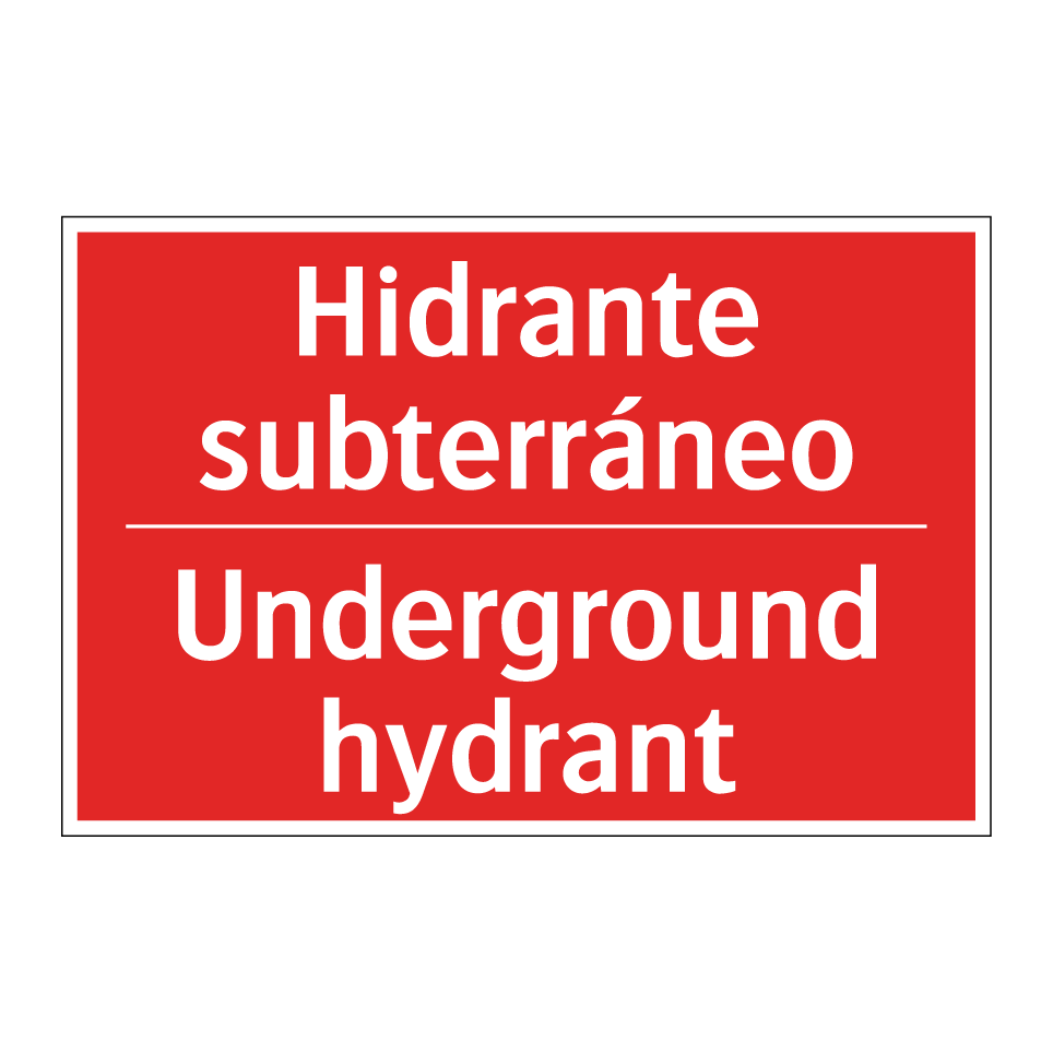Hidrante subterráneo - Underground hydrant