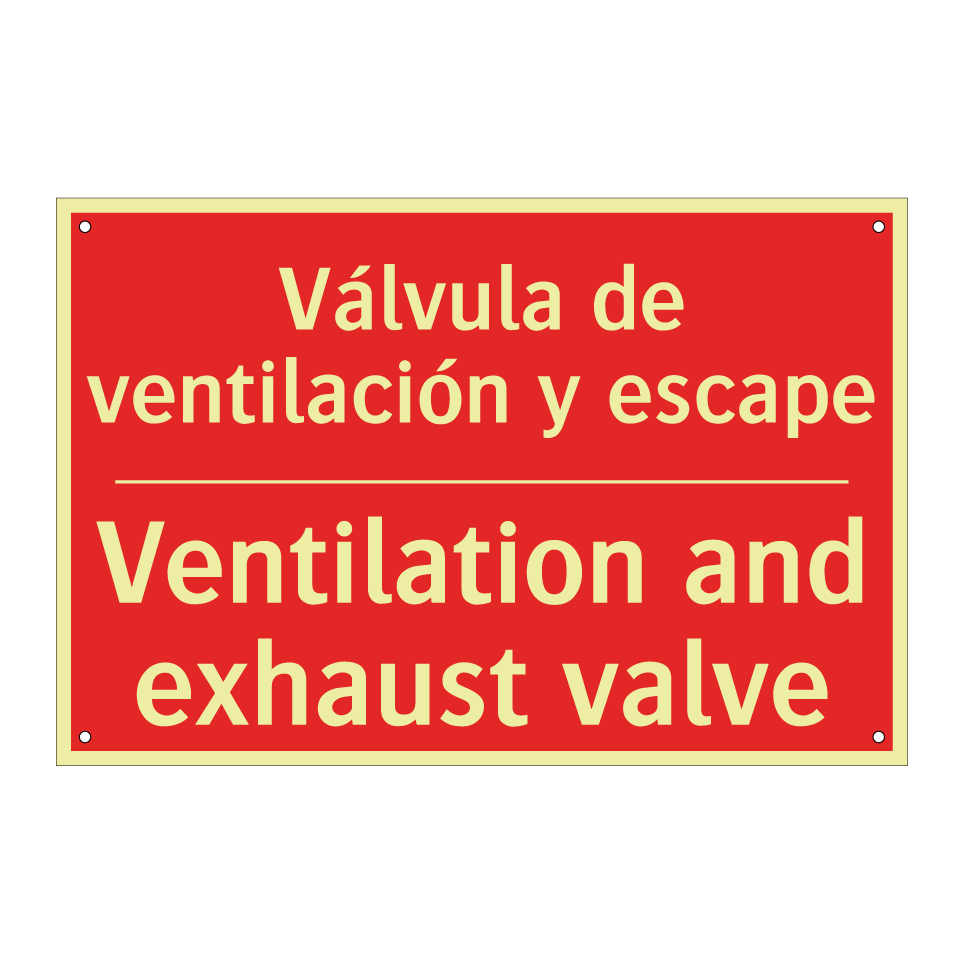Válvula de ventilación y /.../ - Ventilation and exhaust valve