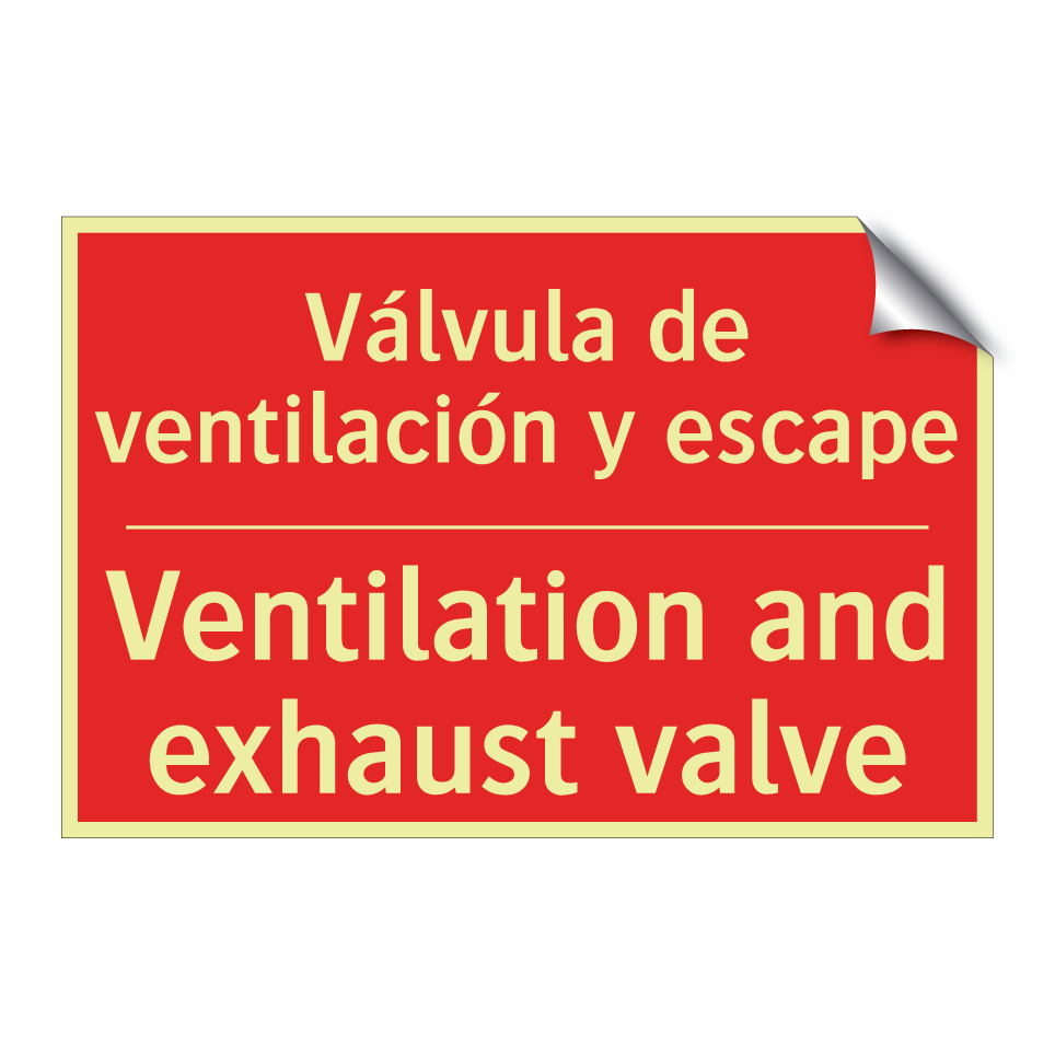 Válvula de ventilación y /.../ - Ventilation and exhaust valve