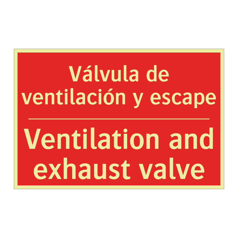 Válvula de ventilación y /.../ - Ventilation and exhaust valve
