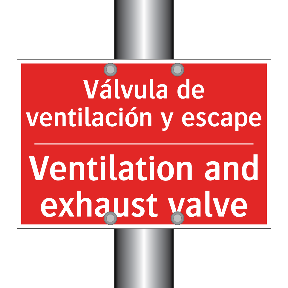 Válvula de ventilación y /.../ - Ventilation and exhaust valve