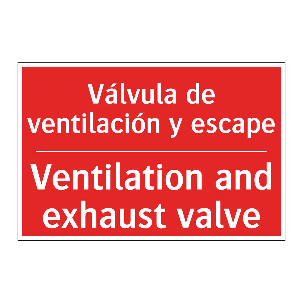 Válvula de ventilación y /.../ - Ventilation and exhaust valve