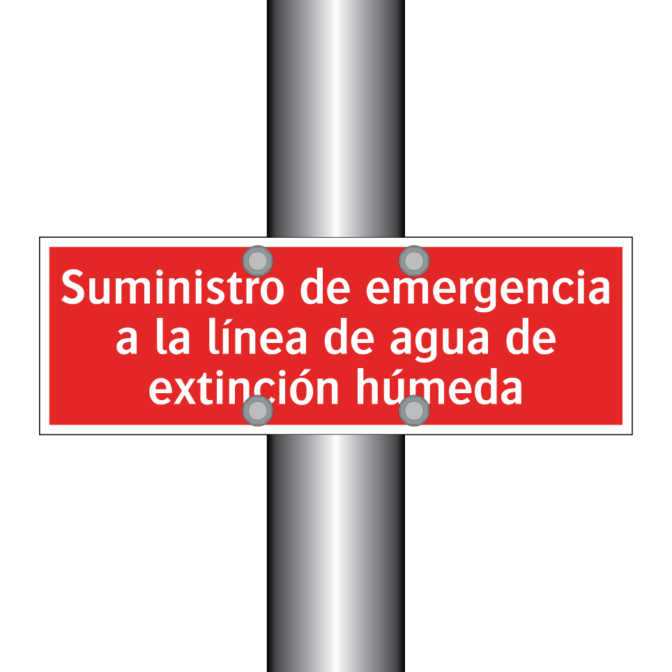 Suministro de emergencia a la línea de agua de extinción húmeda