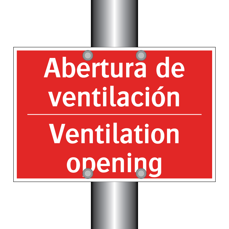 Abertura de ventilación - Ventilation opening