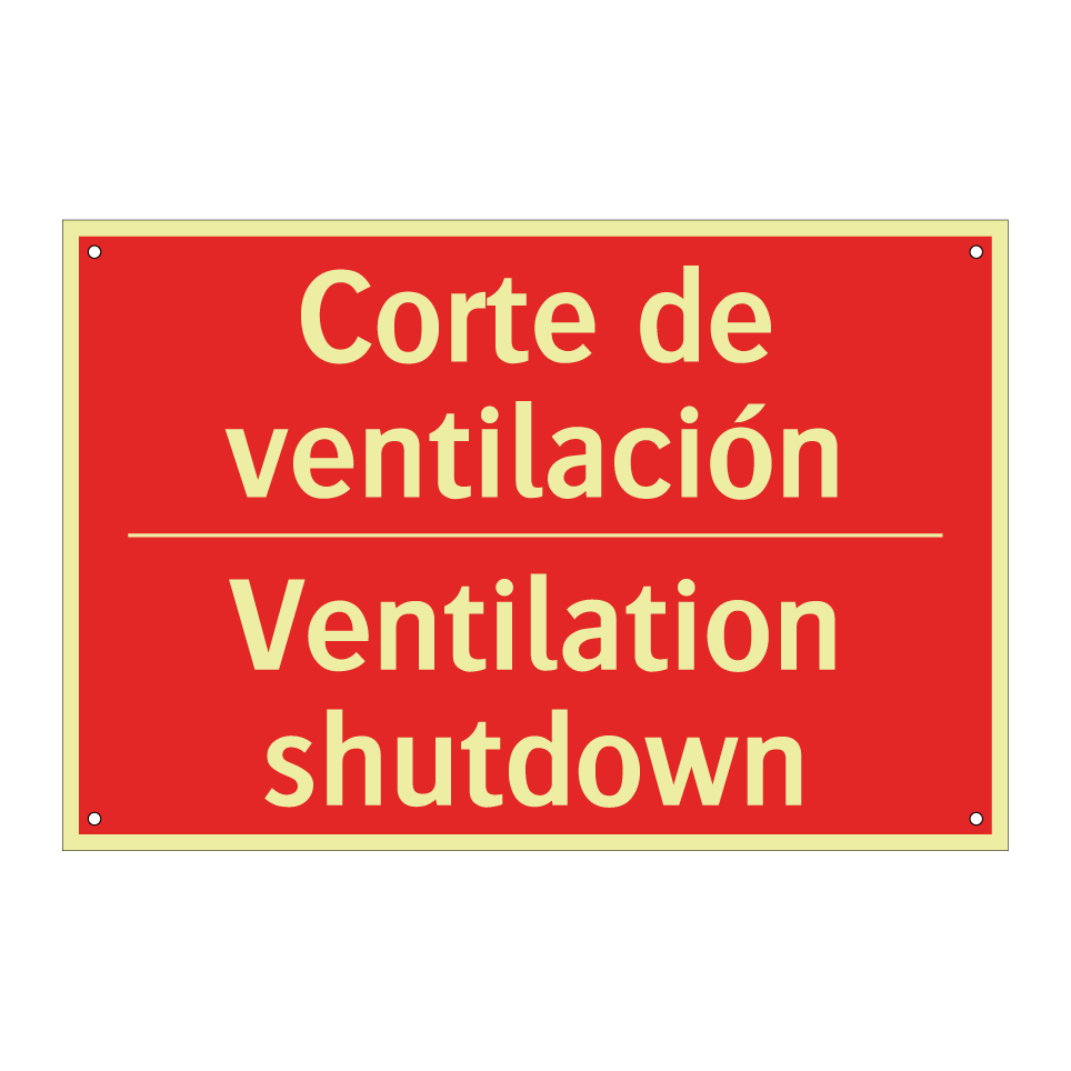 Corte de ventilación - Ventilation shutdown