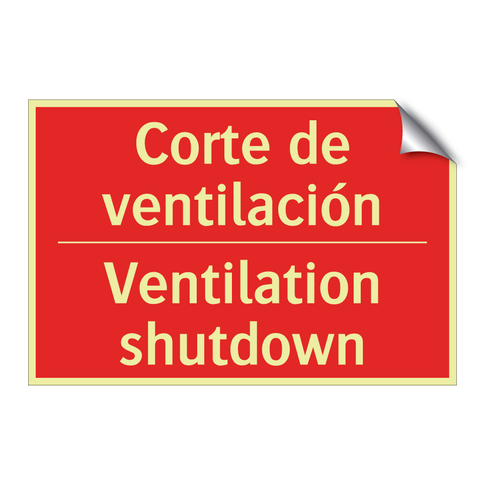 Corte de ventilación - Ventilation shutdown