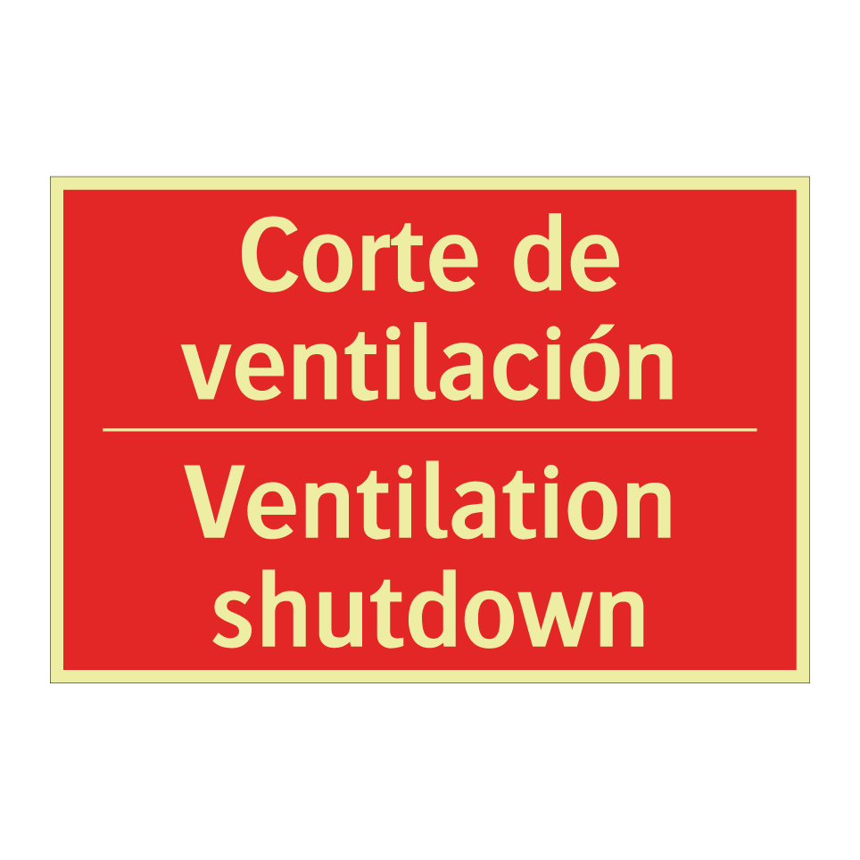 Corte de ventilación - Ventilation shutdown