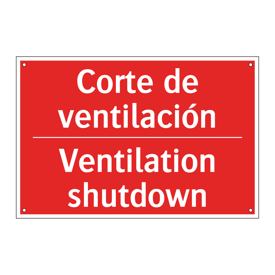 Corte de ventilación - Ventilation shutdown