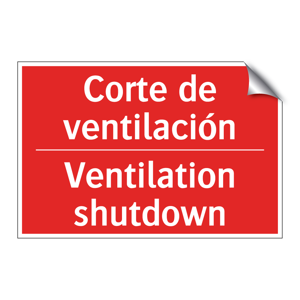 Corte de ventilación - Ventilation shutdown