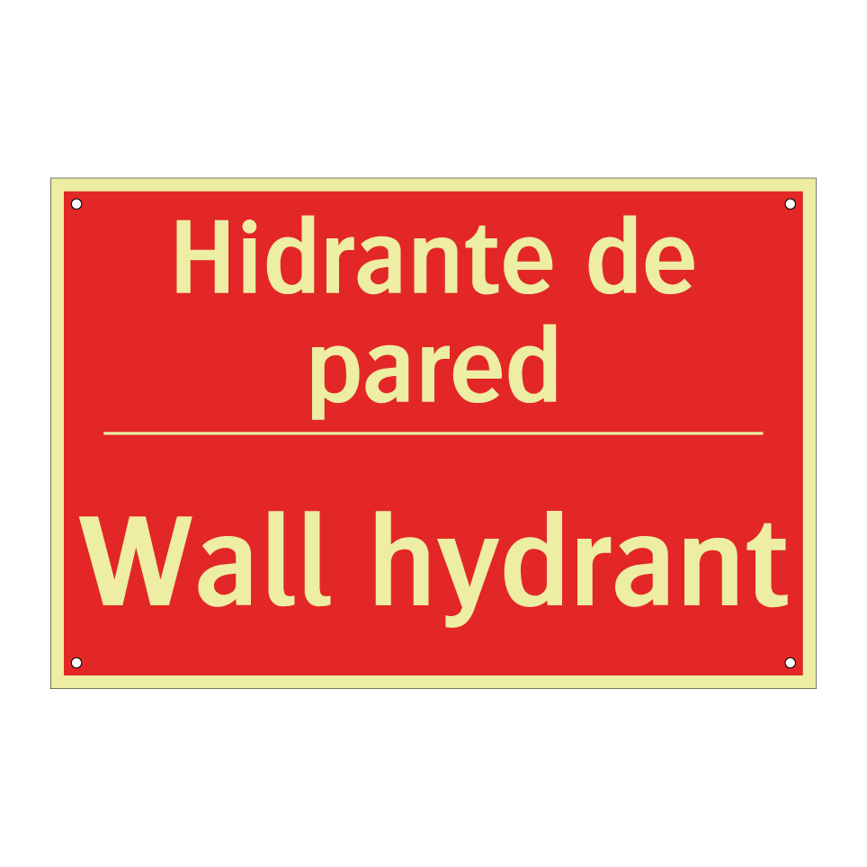 Hidrante de pared - Wall hydrant