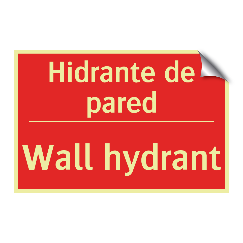 Hidrante de pared - Wall hydrant