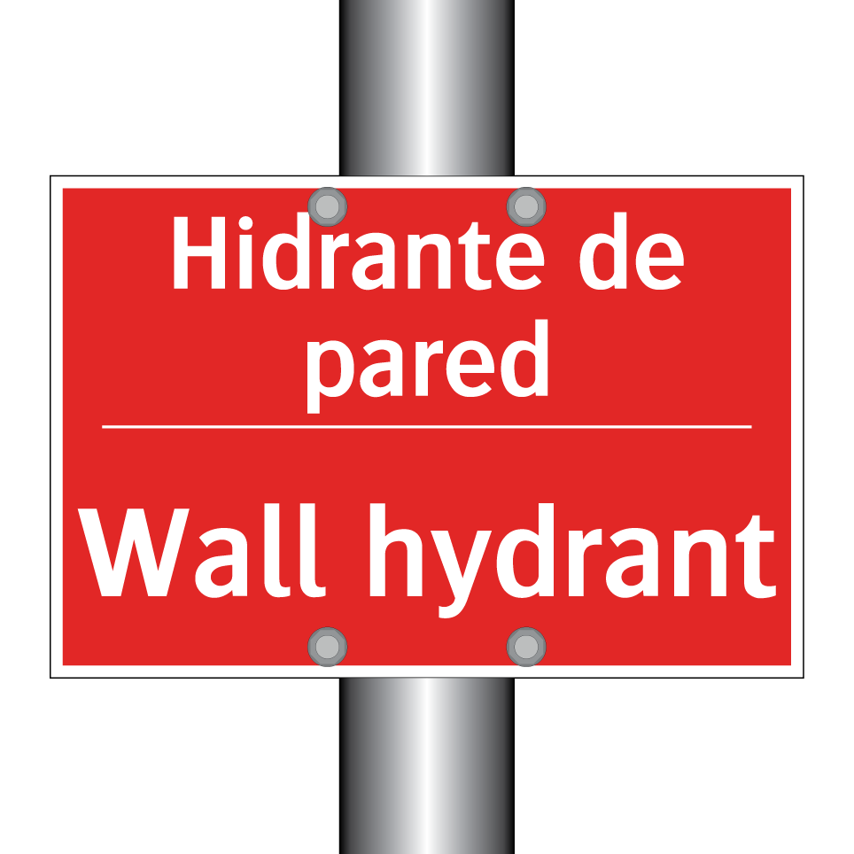 Hidrante de pared - Wall hydrant