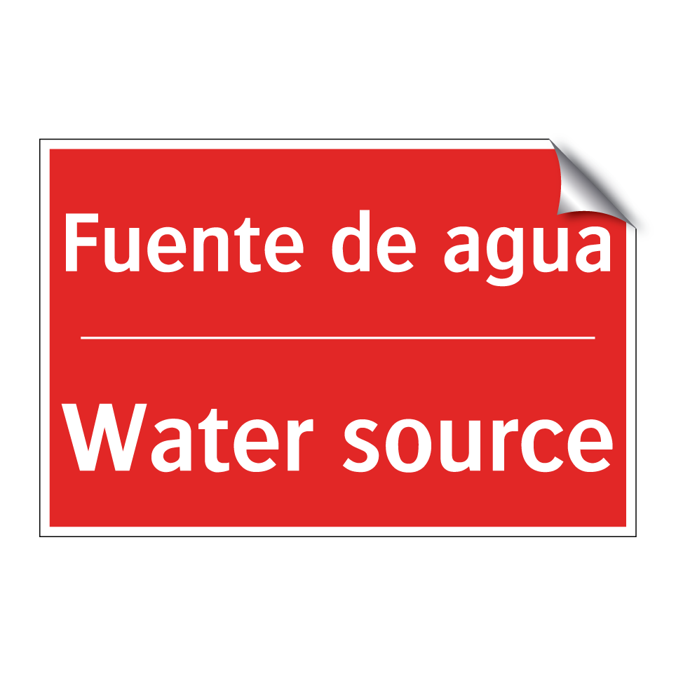 Fuente de agua - Water source