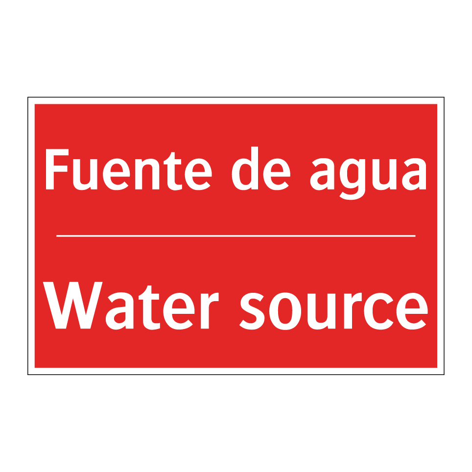 Fuente de agua - Water source