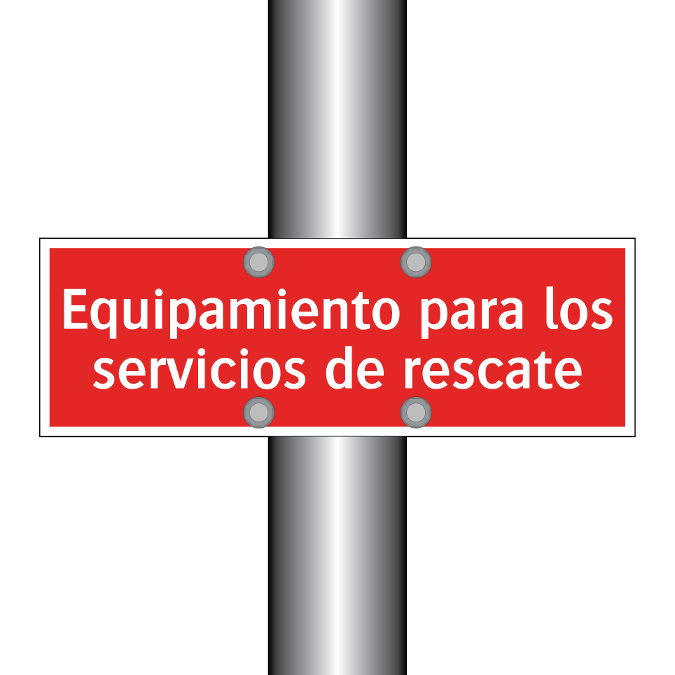 Equipamiento para los servicios de rescate