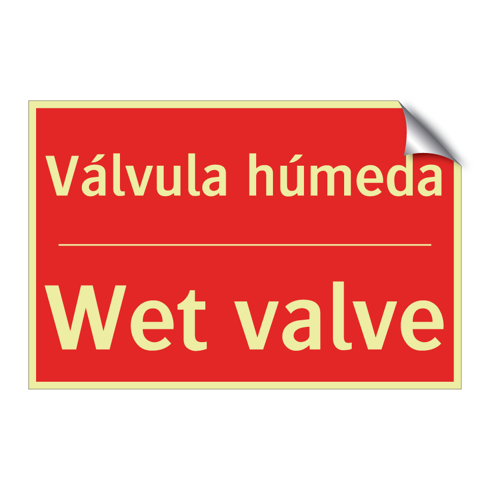 Válvula húmeda - Wet valve