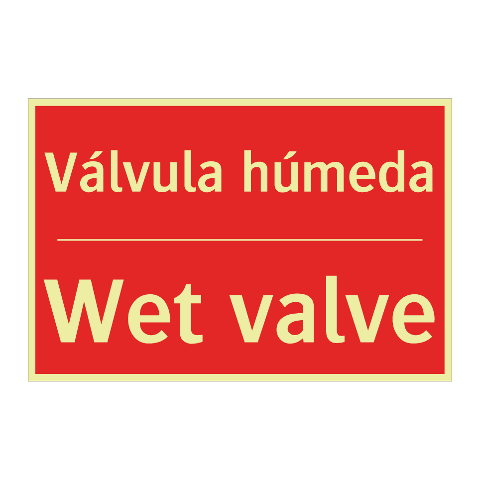 Válvula húmeda - Wet valve