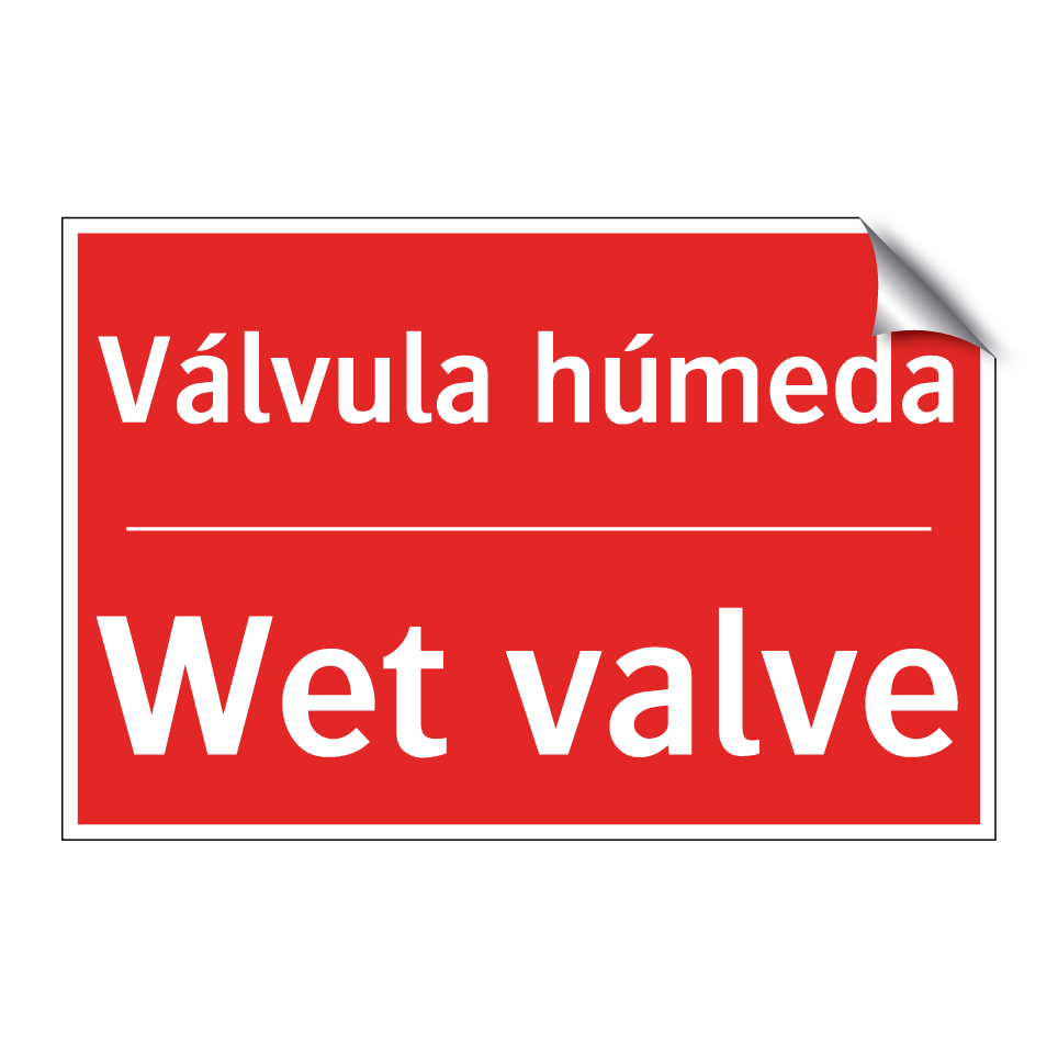 Válvula húmeda - Wet valve