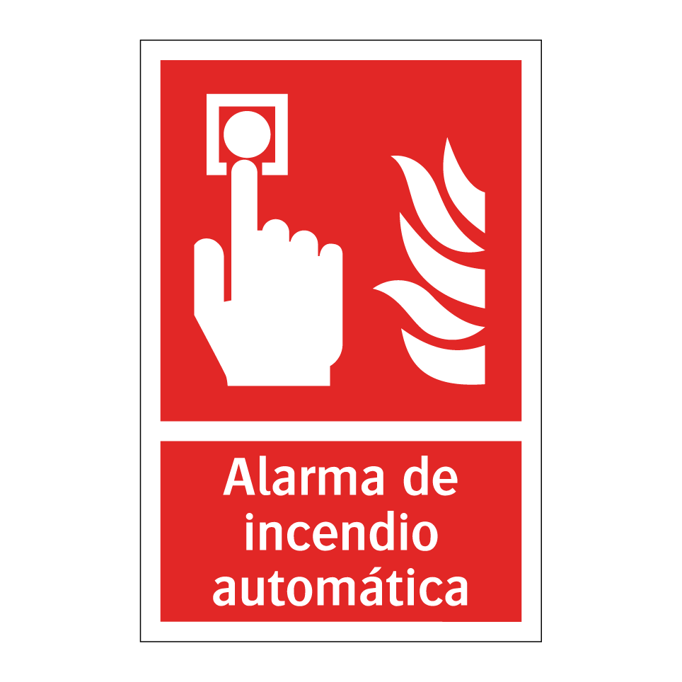 Alarma de incendio automática