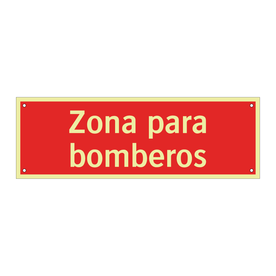 Zona para bomberos