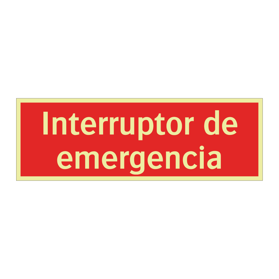 Interruptor de emergencia