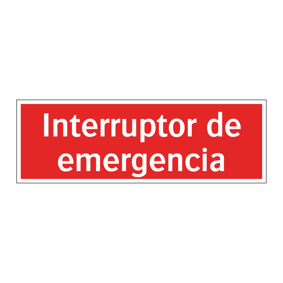 Interruptor de emergencia