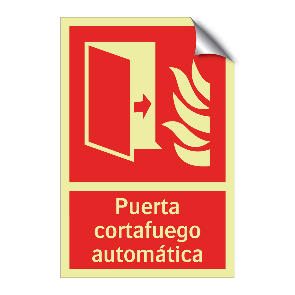 Puerta cortafuego automática