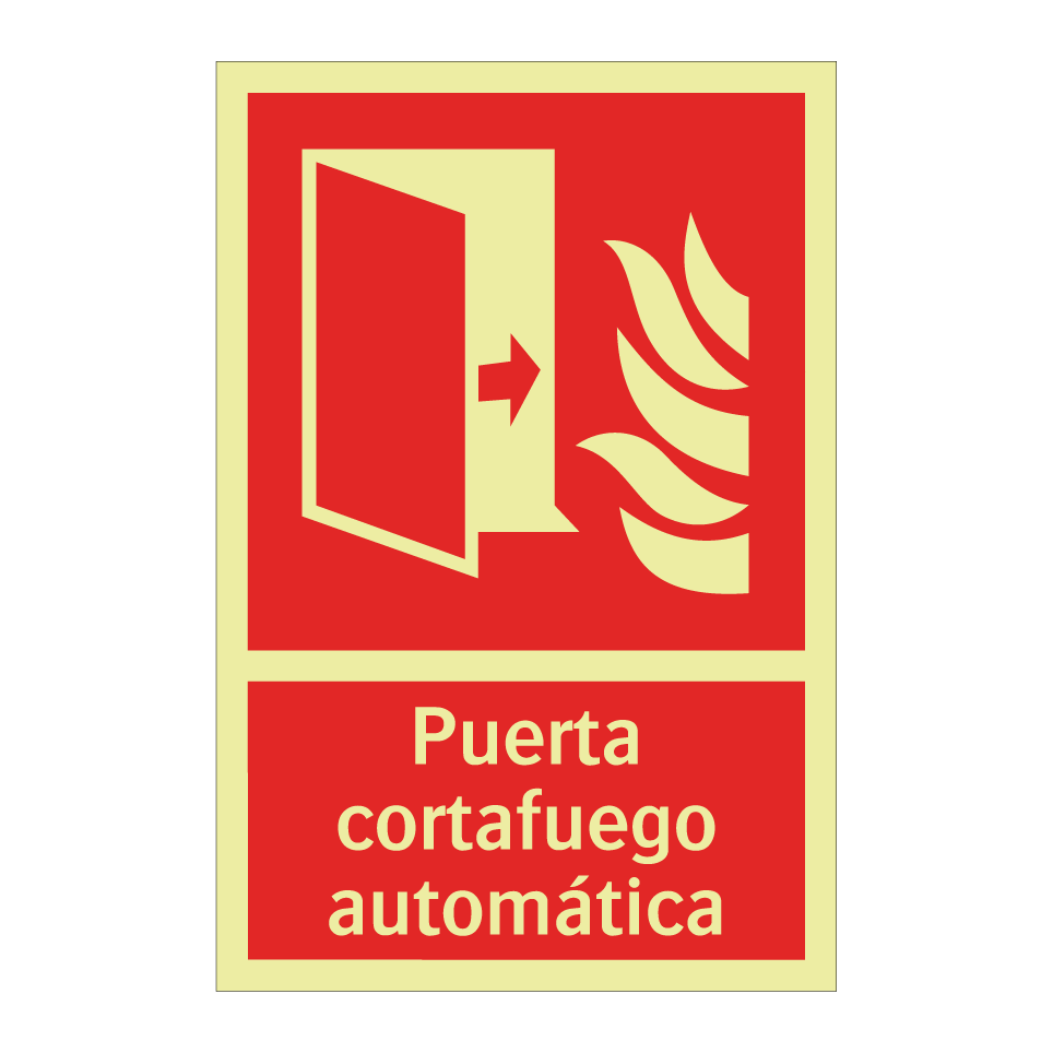 Puerta cortafuego automática