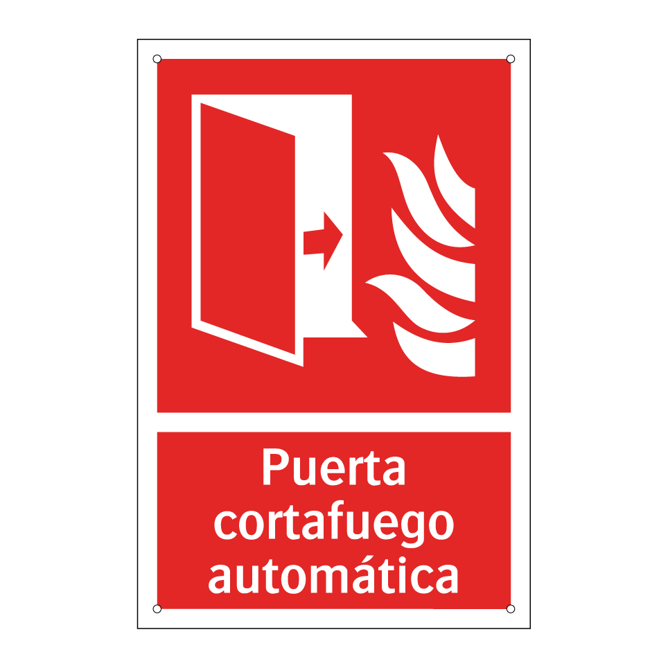 Puerta cortafuego automática