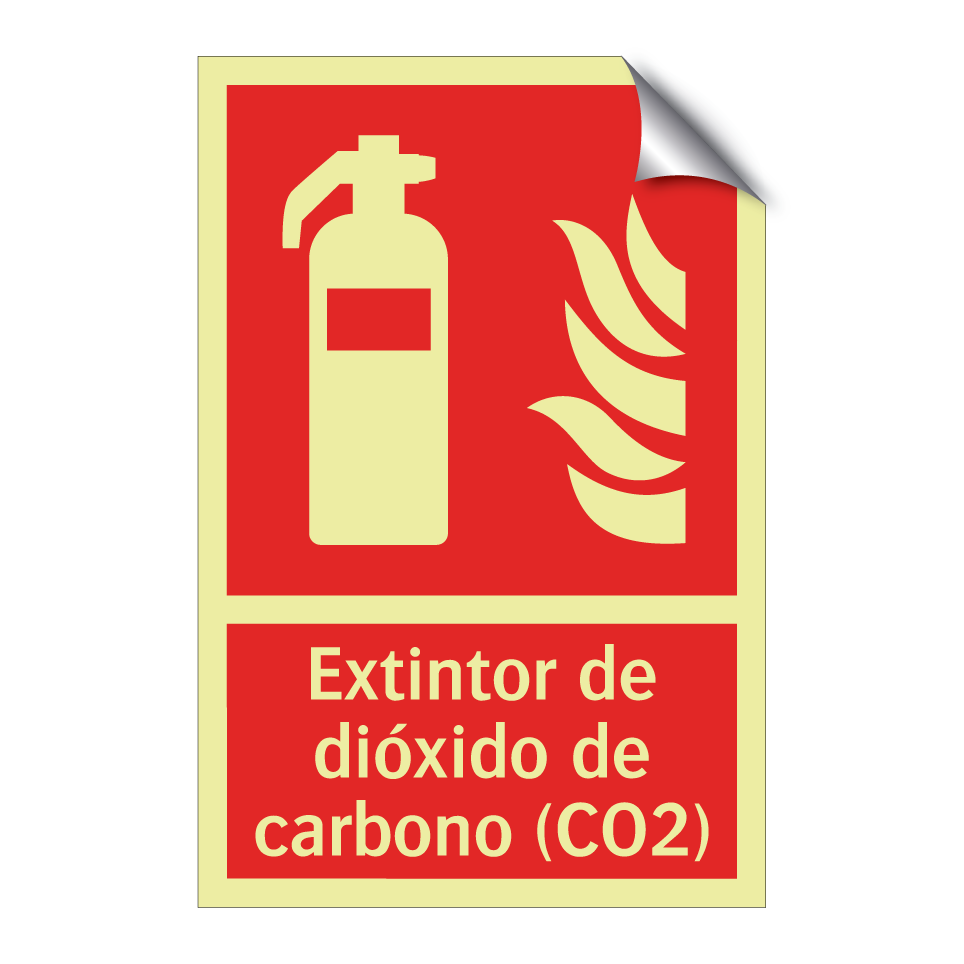 Extintor de dióxido de carbono (CO2)