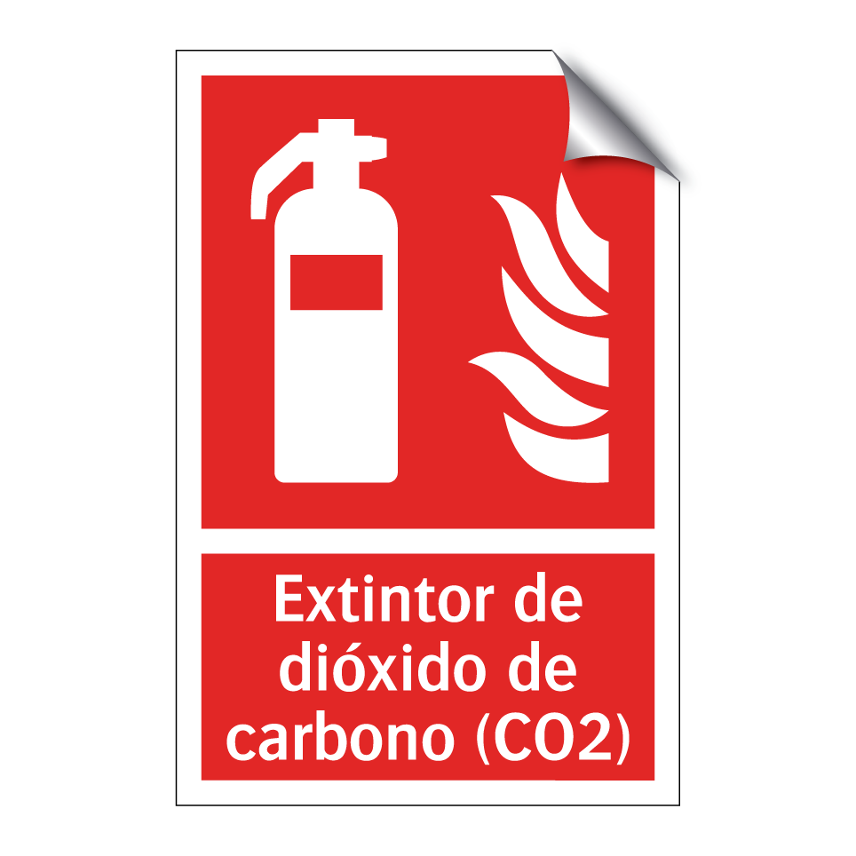 Extintor de dióxido de carbono (CO2)