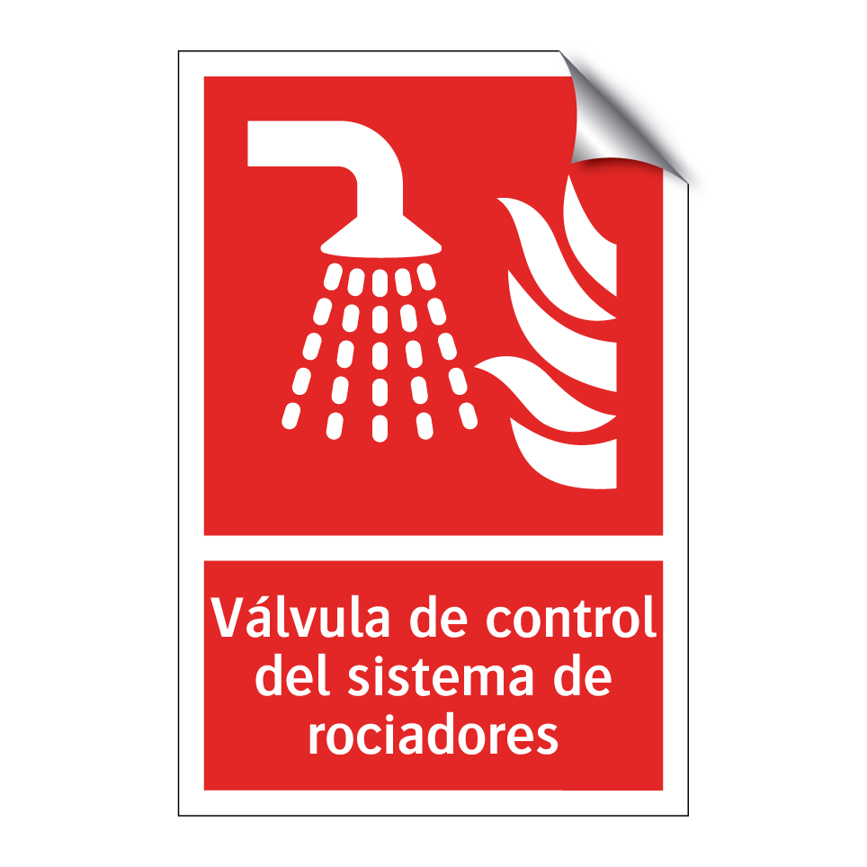 Válvula de control del sistema de rociadores