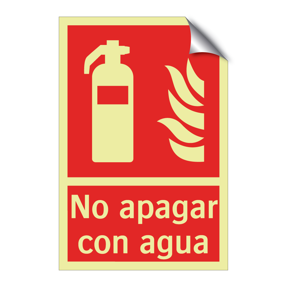 No apagar con agua