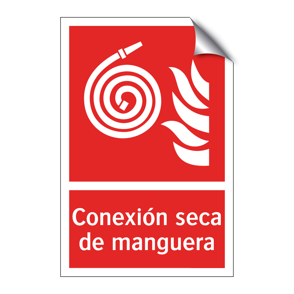 Conexión seca de manguera