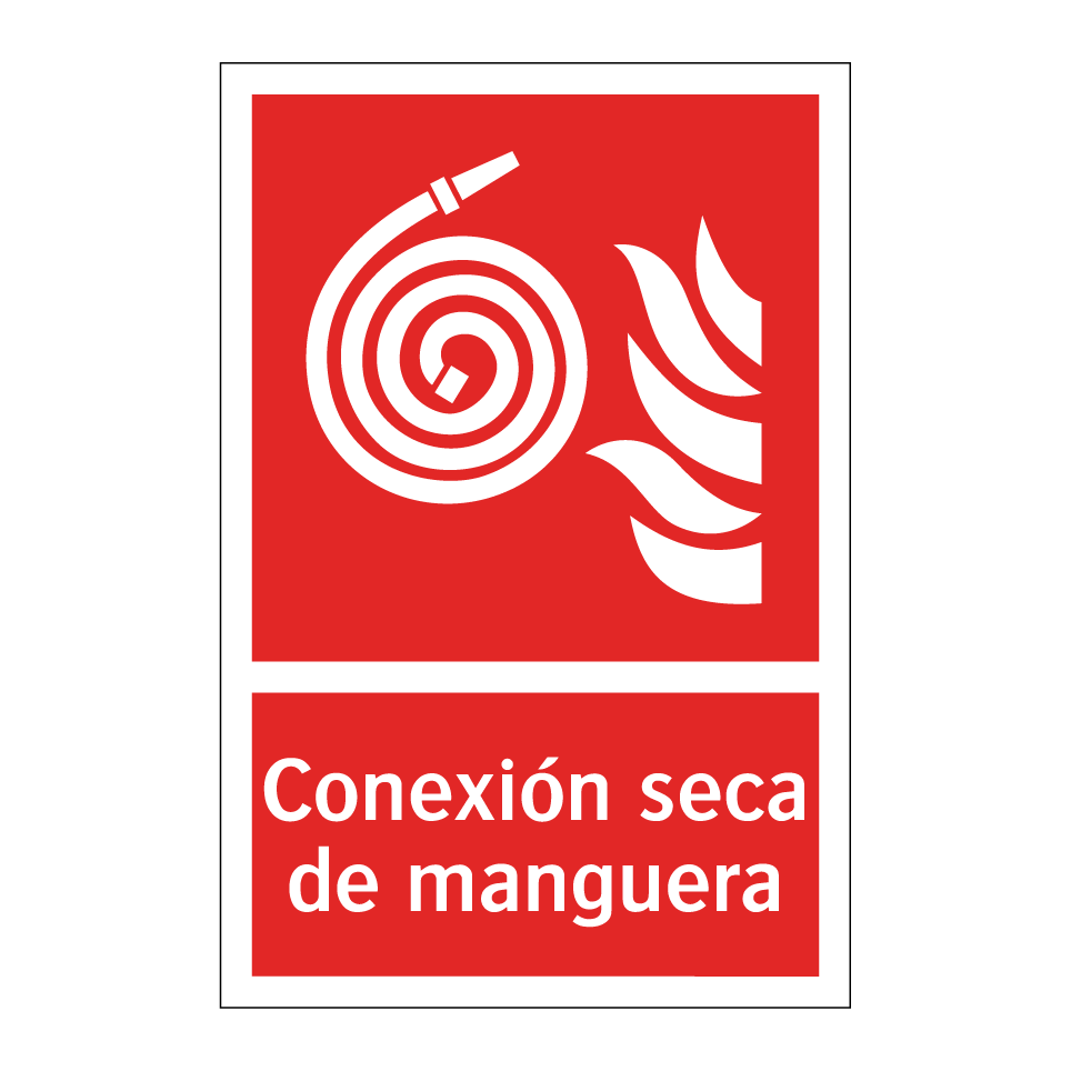 Conexión seca de manguera