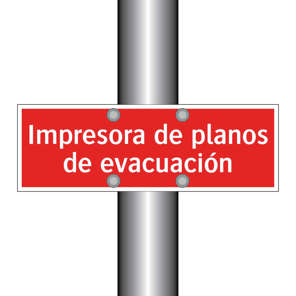 Impresora de planos de evacuación