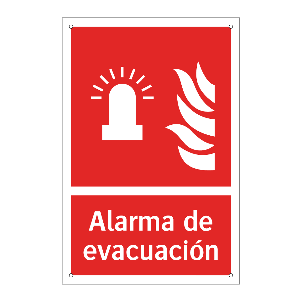 Alarma de evacuación