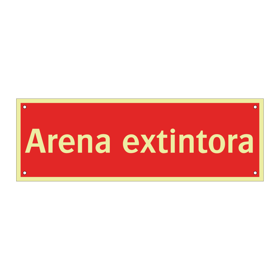 Arena extintora
