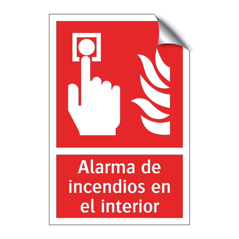 Alarma de incendios en el interior