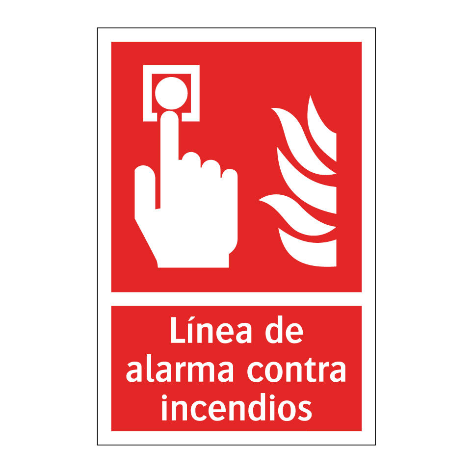 Línea de alarma contra incendios