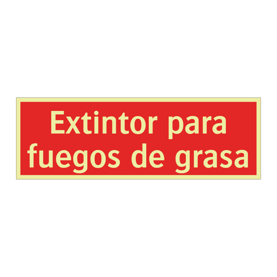 Extintor para fuegos de grasa