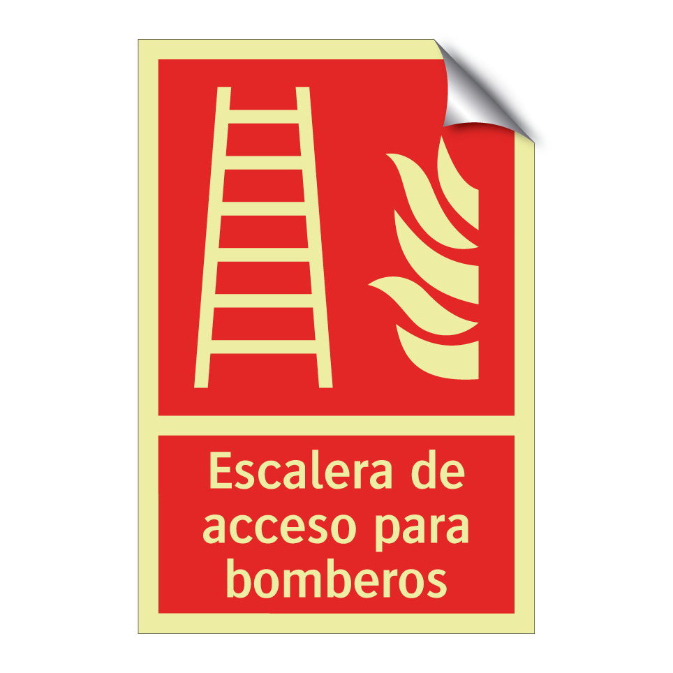 Escalera de acceso para bomberos