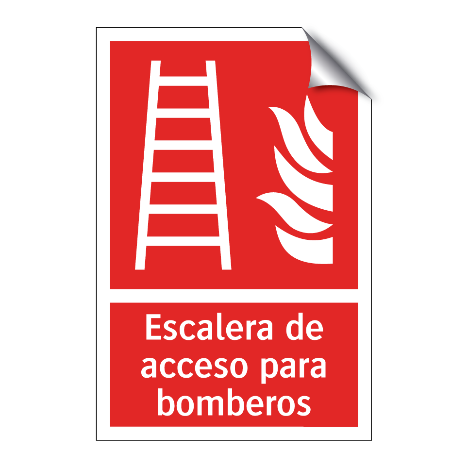 Escalera de acceso para bomberos