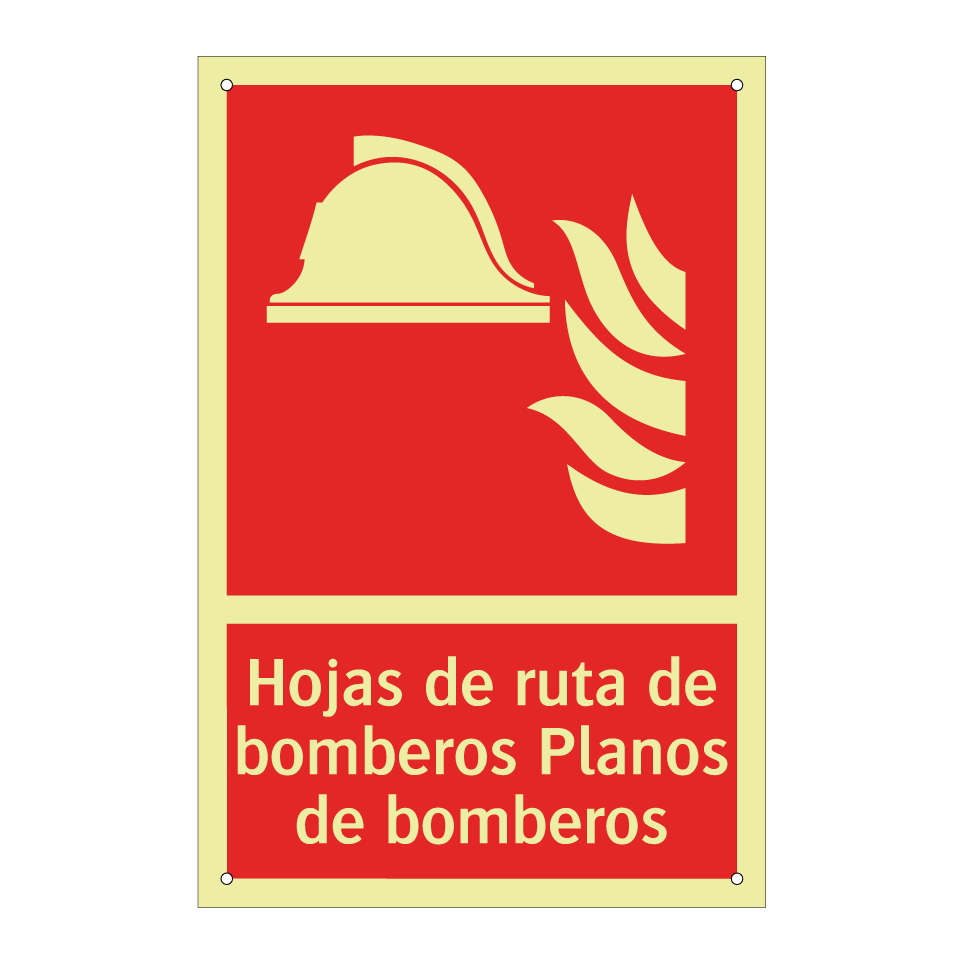 Hojas de ruta de bomberos Planos de bomberos